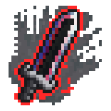 Corrupted Sword weapon icon in Megabonk