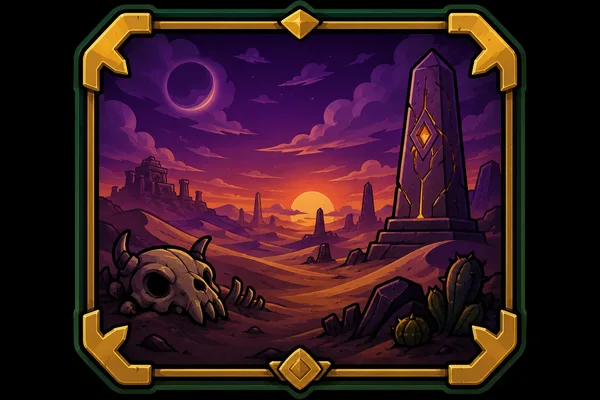 Twilight Desert — Megabonk stage